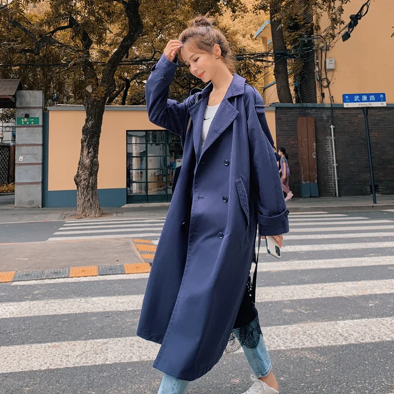 Trench Coat For Women British-Style Waist Hugging Over The Knee Fashion Female Jackets-Menteaux Femme
Trench Coat For Women British-Style Waist Hugging Over The Knee Fashion Female Jackets-Menteaux Femme