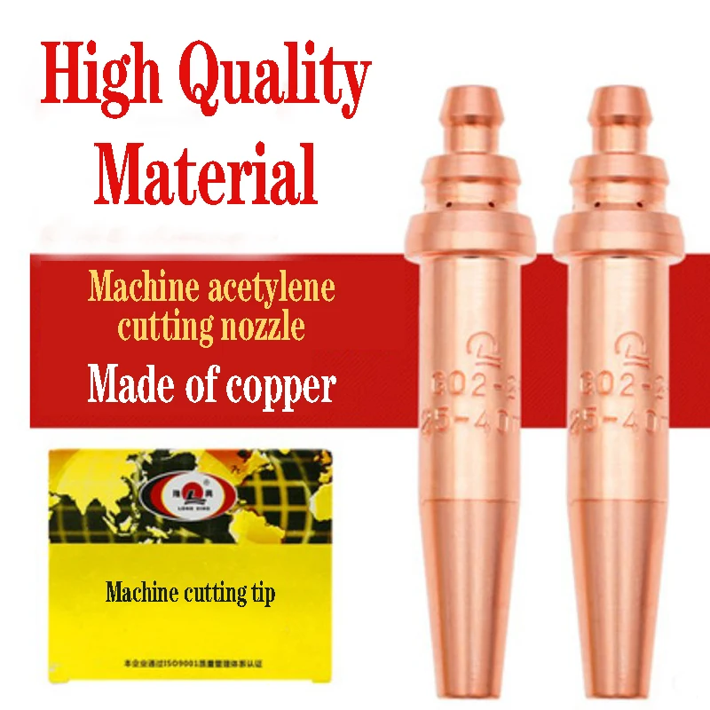 5Pcs/Lot G02 Acetylene Cutting Nozzle Isobaric Semi-Automatic Trolley Integrated CNC Accessories
5Pcs/Lot G02 Acetylene Cutting Nozzle Isobaric Semi-Automatic Trolley Integrated CNC Accessories