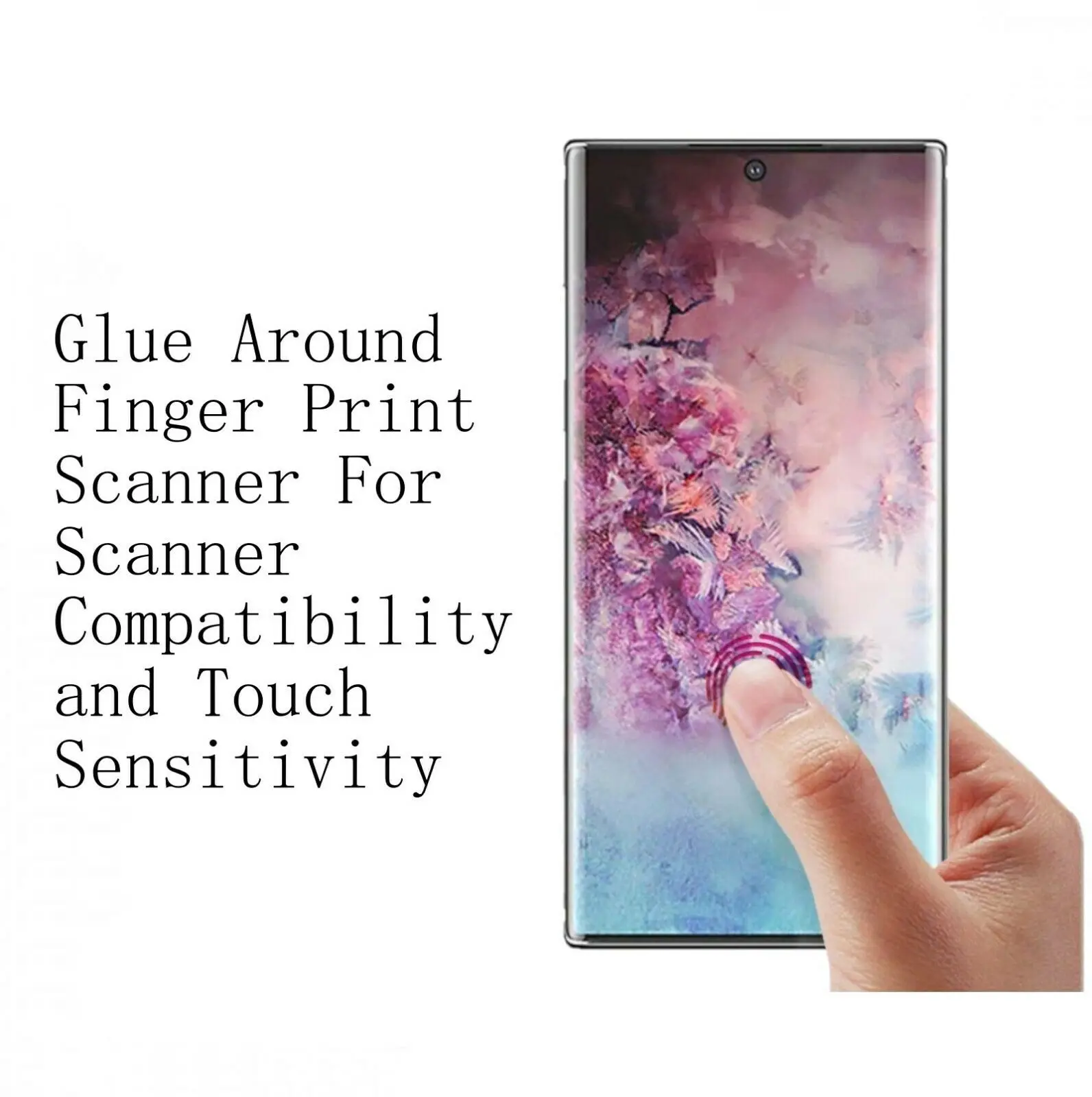 3D защита экрана закаленное стекло для Samsung Galaxy Note 10 Pro защитное на sumsung galax note10 note