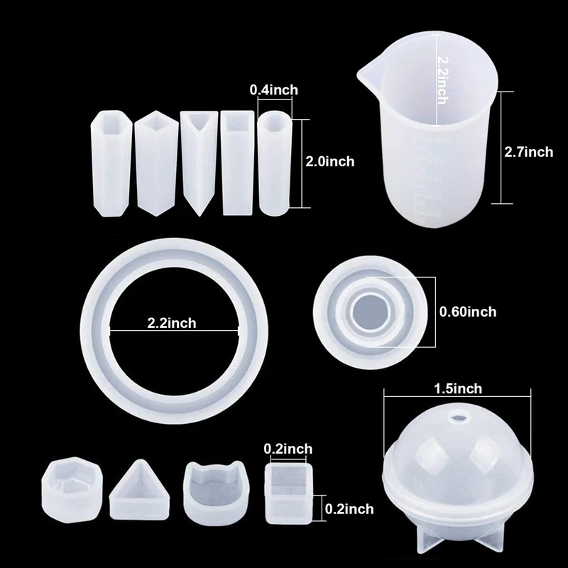 159 PCS Silicone Resin Mold, Used to Make Jewelry, Epoxy Resin Mold, Jewelry Mold Craft DIY Set, 24 Color Sequins
159 PCS Silicone Resin Mold, Used to Make Jewelry, Epoxy Resin Mold, Jewelry Mold Craft DIY Set, 24 Color Sequins
