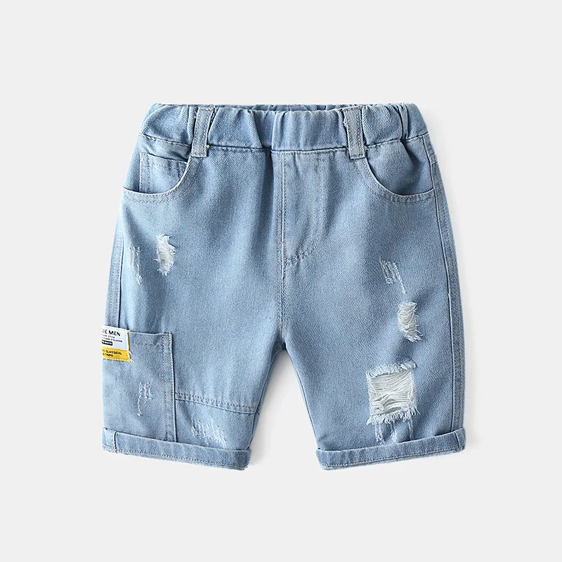 Children's Denim Shorts Boys Summer Broken-hole Jeans Baby Boy Casual Pants 2-7 Years Kids Cotton Short Pants
Children's Denim Shorts Boys Summer Broken-hole Jeans Baby Boy Casual Pants 2-7 Years Kids Cotton Short Pants