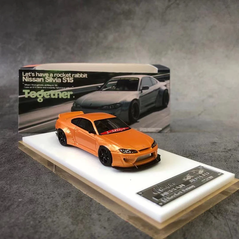 Wild Fire 1:64 Model Carl Silvia S15 ROCKET BUNNY Resin Die-Cast Model Collection Display Limited 299 PCS - Orange
Wild Fire 1:64 Model Carl Silvia S15 ROCKET BUNNY Resin Die-Cast Model Collection Display Limited 299 PCS - Orange