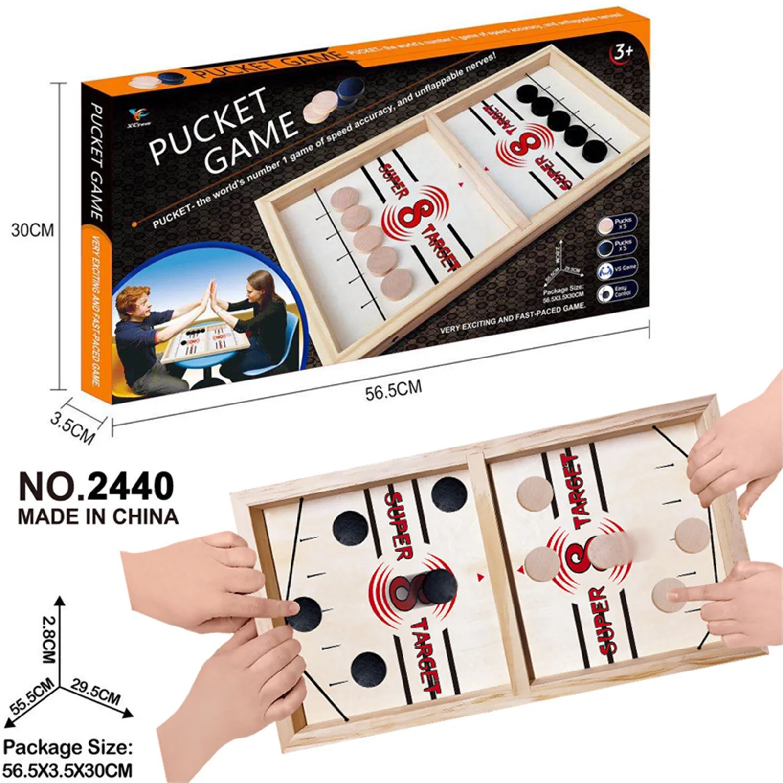 Table Fast Sling Puck Board Game Kids Party Game Toys Parent-child Interactive Hockey Desktop Catapult Bumper Toys For Children
Table Fast Sling Puck Board Game Kids Party Game Toys Parent-child Interactive Hockey Desktop Catapult Bumper Toys For Children