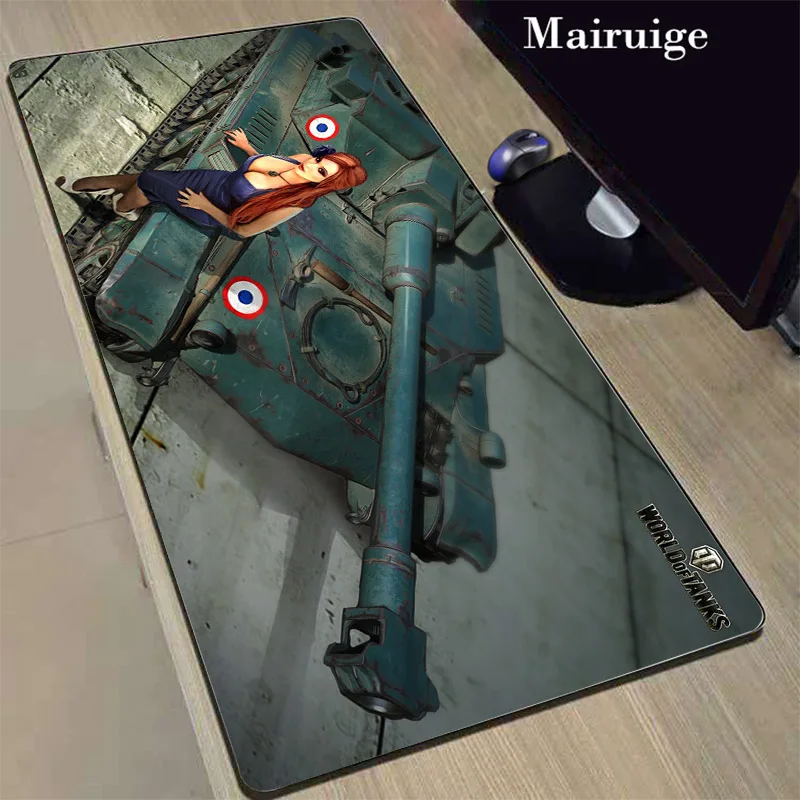 Mairuige World of Tanks Csgo 900x400x2 мм аниме игровой коврик для мыши геймерский компьютерный