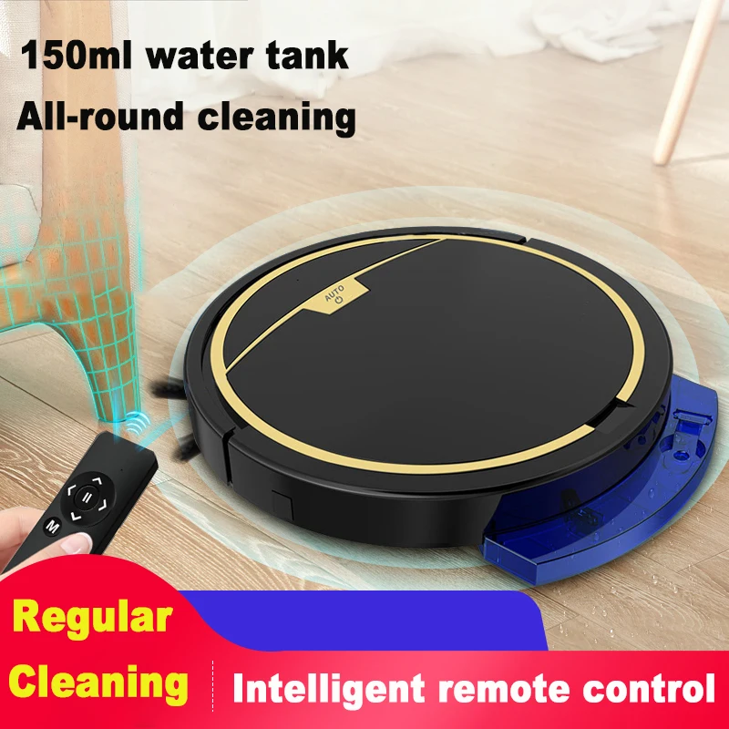 Water Tank Robot Vacuum Cleaner With Remote Control Household Smart Vacuum Cleaner Sweeping Mopping Robot Sweeper Dust Collector
Water Tank Robot Vacuum Cleaner With Remote Control Household Smart Vacuum Cleaner Sweeping Mopping Robot Sweeper Dust Collector