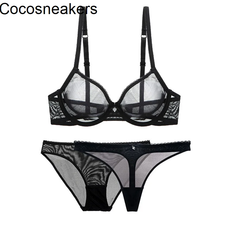 underwear ultra thin transparent mesh bra set plus transparent sexy t-pants 3-piece set
underwear ultra thin transparent mesh bra set plus transparent sexy t-pants 3-piece set