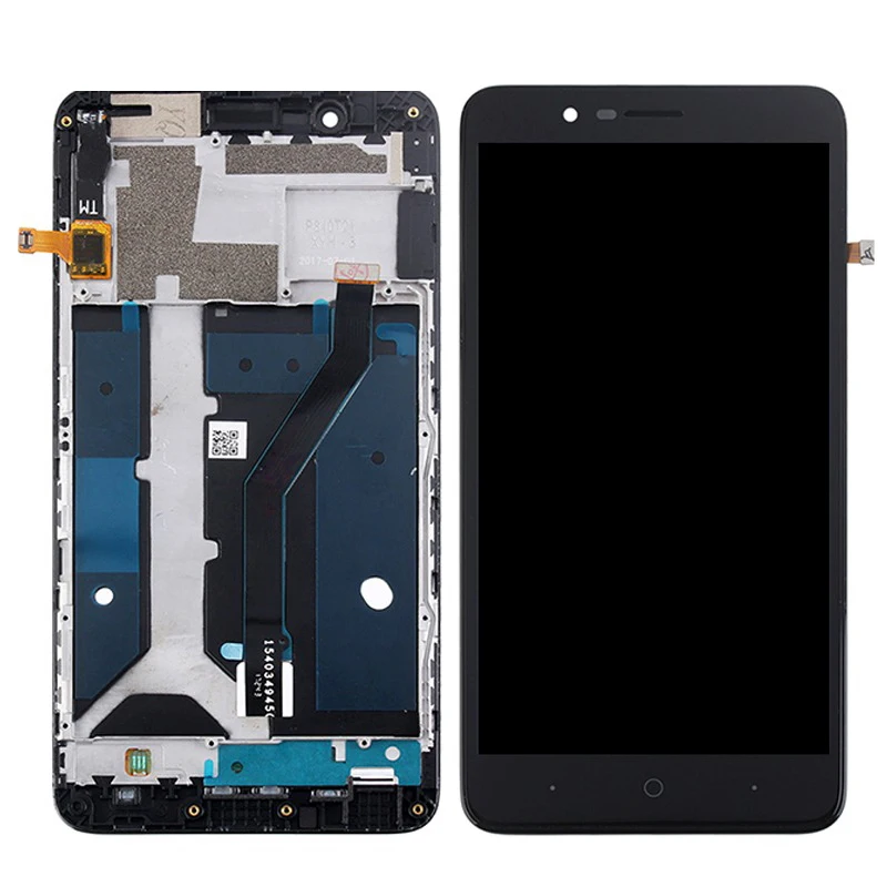 ЖК дисплей с сенсорным экраном в сборе для ZTE Blade Z Max Z982 замена рамкой|lcd display touch