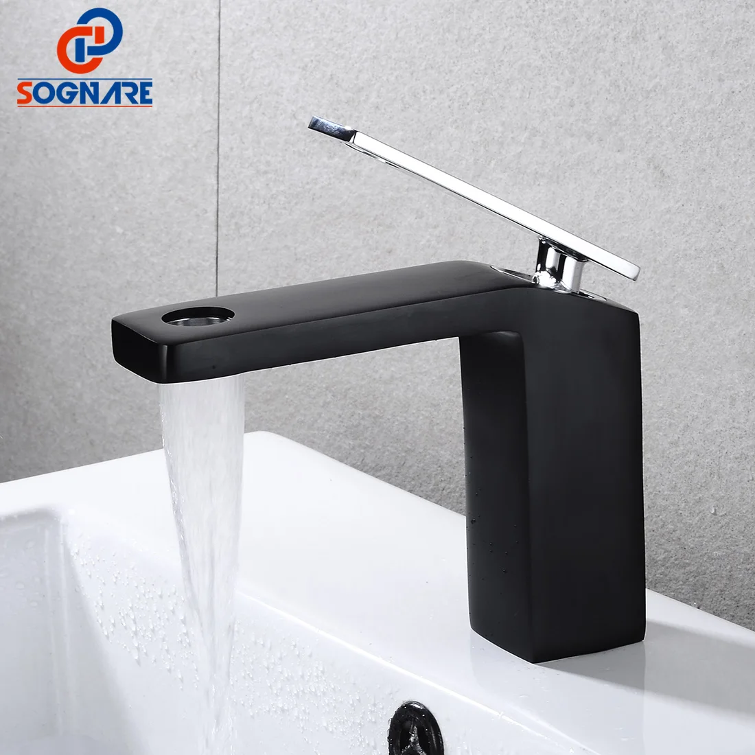 SOGANRE Basin Faucets Waterfall Bathroom Mixer Tap Brass Washbasin Faucet Single Handle Single Hole Elegant Crane For Bathroom
SOGANRE Basin Faucets Waterfall Bathroom Mixer Tap Brass Washbasin Faucet Single Handle Single Hole Elegant Crane For Bathroom