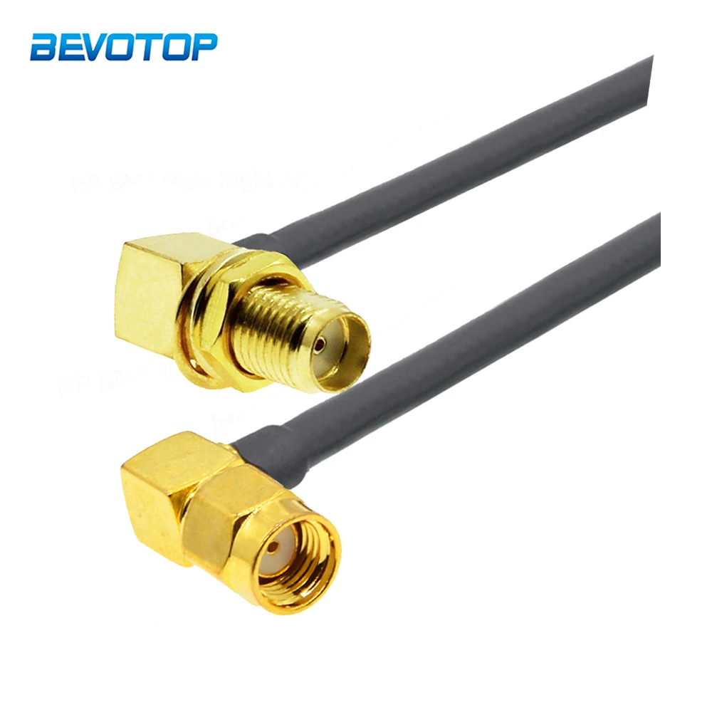 RP-SMA Male 90°to SMA Female 90°RG58 Cable 50ohm RF Coaxial Pigtail SMA WiFi Antenna Extension Cord Connector Adapter
RP-SMA Male 90°to SMA Female 90°RG58 Cable 50ohm RF Coaxial Pigtail SMA WiFi Antenna Extension Cord Connector Adapter