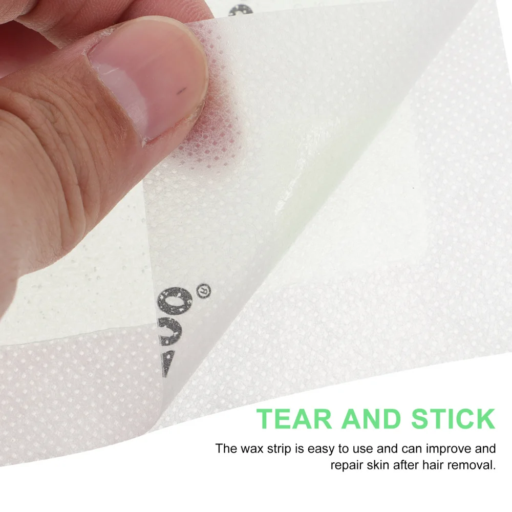 10Sheets Hair Removal Waxing Strips Depilatory Paper Hair Removing Kit for Body