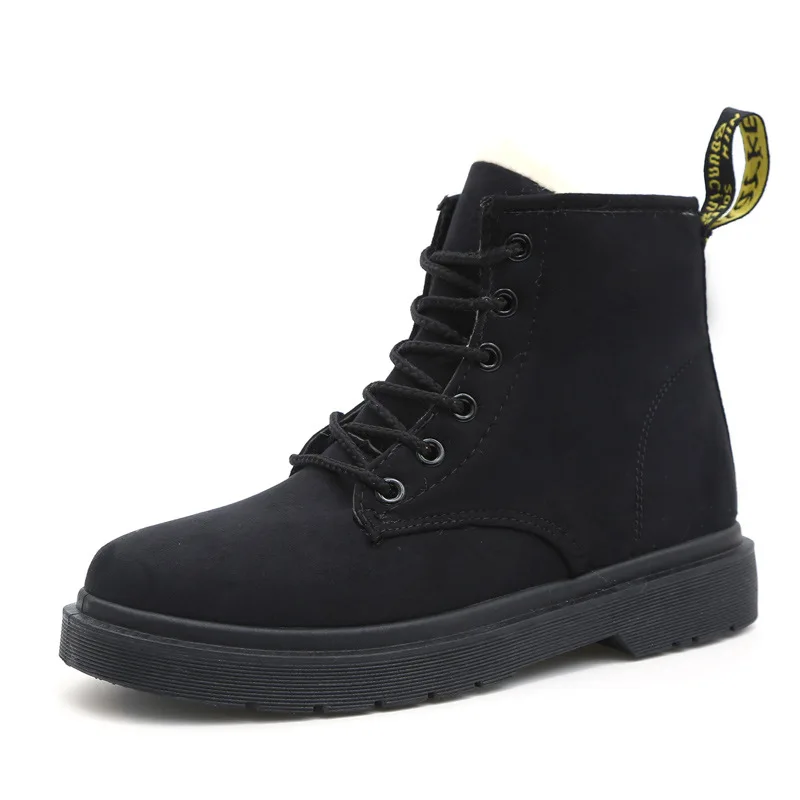 2019 winter new solid color casual Martin boots women plus velvet warm round head flat snow to keep warm rubber bottom non-slip
2019 winter new solid color casual Martin boots women plus velvet warm round head flat snow to keep warm rubber bottom non-slip