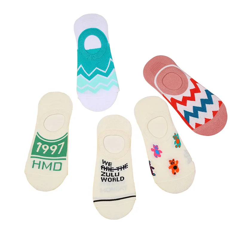 Women Short Socks Letter Geometric Stripe Kawaii Casual Cute Women's Funny Socks Summer Thin Invisible Boat Socks Female
Women Short Socks Letter Geometric Stripe Kawaii Casual Cute Women's Funny Socks Summer Thin Invisible Boat Socks Female