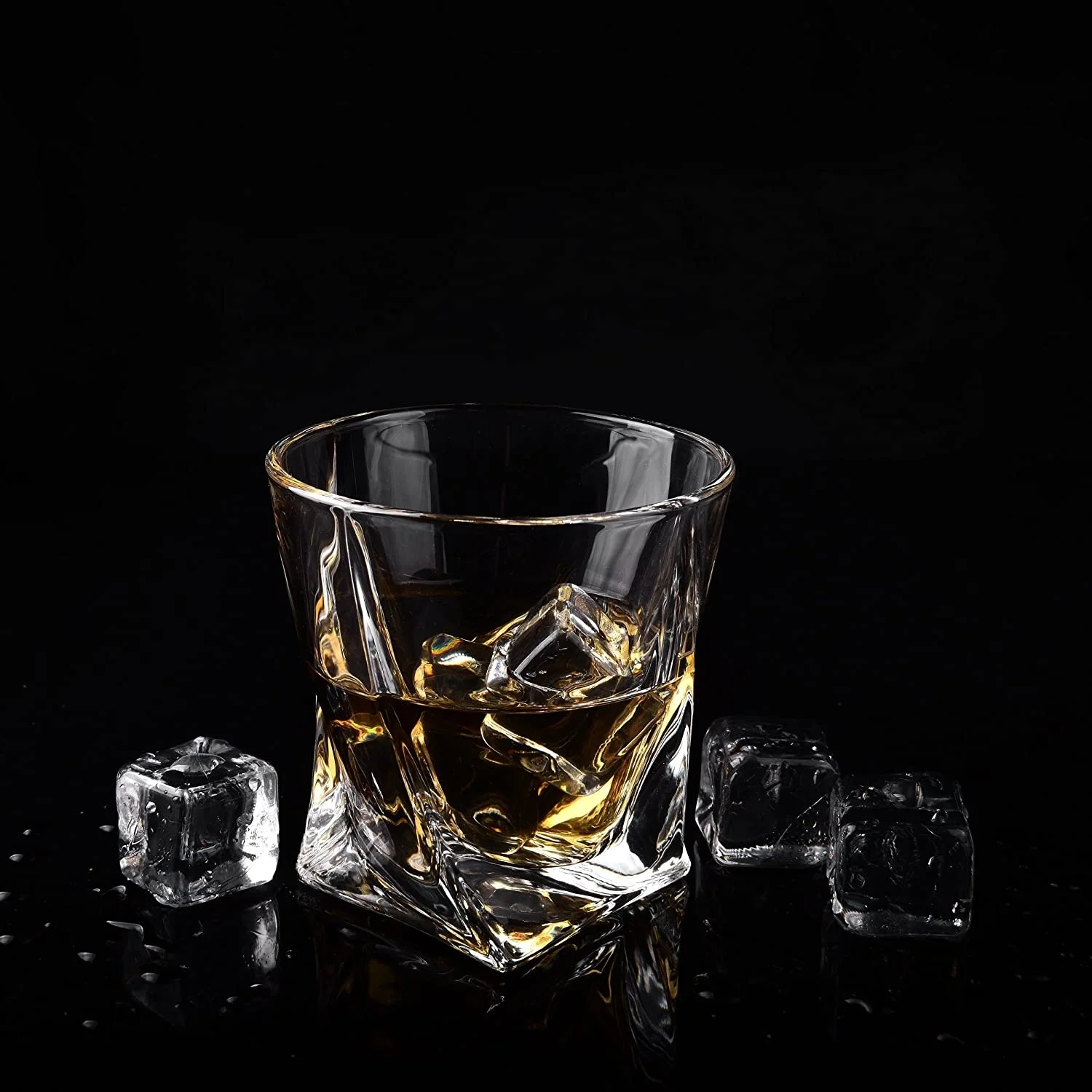 Set of 2-320ml Clear Crystal Whiskey Glass Glassware for Whiskey Beer Drinking Cup Wine Glass 
Set of 2-320ml Clear Crystal Whiskey Glass Glassware for Whiskey Beer Drinking Cup Wine Glass