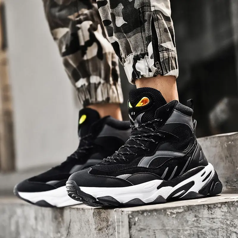High Top Big Soles Running Shoes Men Chunky Sneakers Mens Sports Shoes Sport Man Sneakers Black Boty Krasaovki Runners Gym D-810
High Top Big Soles Running Shoes Men Chunky Sneakers Mens Sports Shoes Sport Man Sneakers Black Boty Krasaovki Runners Gym D-810