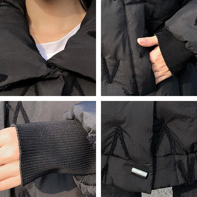 Single Breasted Long Parkas Female Winter Loose Women's Jackets 2020 Stand Collar Plus Size Solid Korean Style Thick Outwear
Single Breasted Long Parkas Female Winter Loose Women's Jackets 2020 Stand Collar Plus Size Solid Korean Style Thick Outwear
