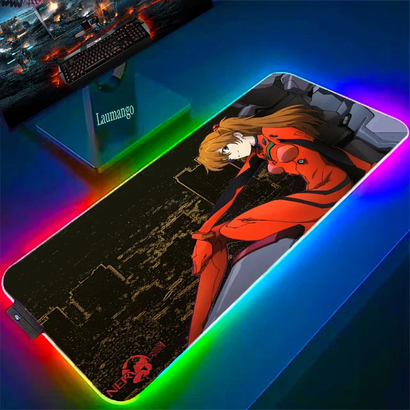 Evangelion Large RGB Big Mouse Pad Gaming Mausepad Gamer Carpet Computer Desk Accessories Deskmat Cs Go Mousepad Anime Mat Diy
Evangelion Large RGB Big Mouse Pad Gaming Mausepad Gamer Carpet Computer Desk Accessories Deskmat Cs Go Mousepad Anime Mat Diy