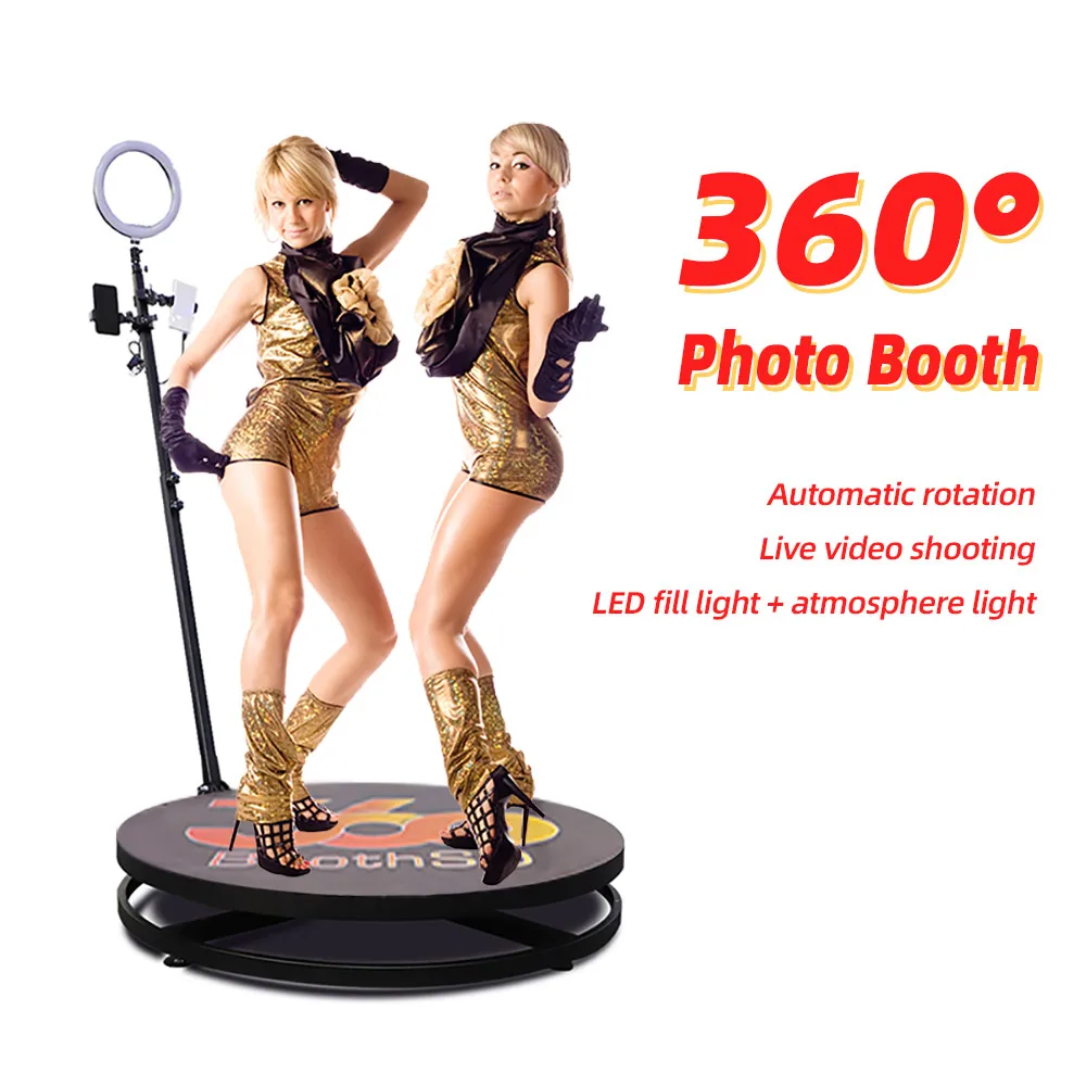 360 Photo Booth Wireless Automatic Rotating Selfie Wedding Photobooth Intelligent Operation Slow Motion Machine Video Camera
360 Photo Booth Wireless Automatic Rotating Selfie Wedding Photobooth Intelligent Operation Slow Motion Machine Video Camera