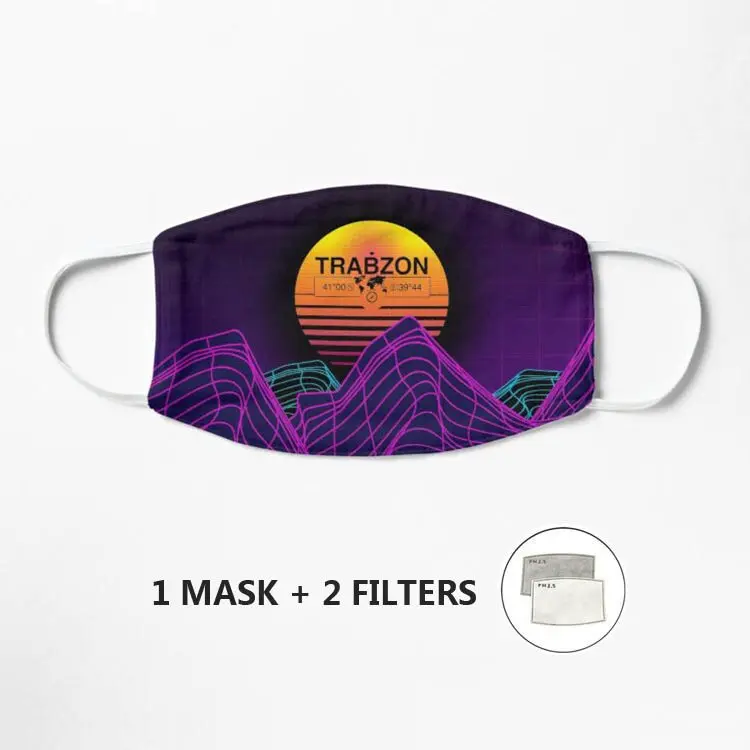 Трабзон, Турецкая ретро-маска 80-х годов закат гридлайн горы маска для лица хлопковая маска для рта с мультяшным рисунком противопылевая Ант... 
Трабзон, Турецкая ретро-маска 80-х годов закат гридлайн горы маска для лица хлопковая маска для рта с мультяшным рисунком противопылевая Ант...