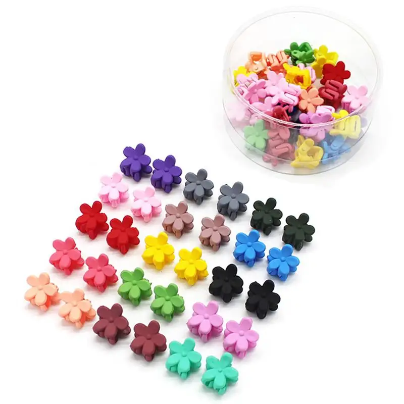 30Pcs/Set Solid Color Hair Claw Clips Creative Flower Decor Cute Mini Jaw Clip Hair Claw Clamp For Women Girl Hair Accessories
30Pcs/Set Solid Color Hair Claw Clips Creative Flower Decor Cute Mini Jaw Clip Hair Claw Clamp For Women Girl Hair Accessories