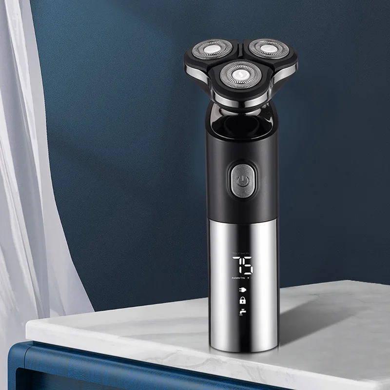 USB Rechargeable Electric Shaver Men's beard trimmer Waterproof 3D Head Dry Wet LED Display razor Washable Shaving Machine for
USB Rechargeable Electric Shaver Men's beard trimmer Waterproof 3D Head Dry Wet LED Display razor Washable Shaving Machine for