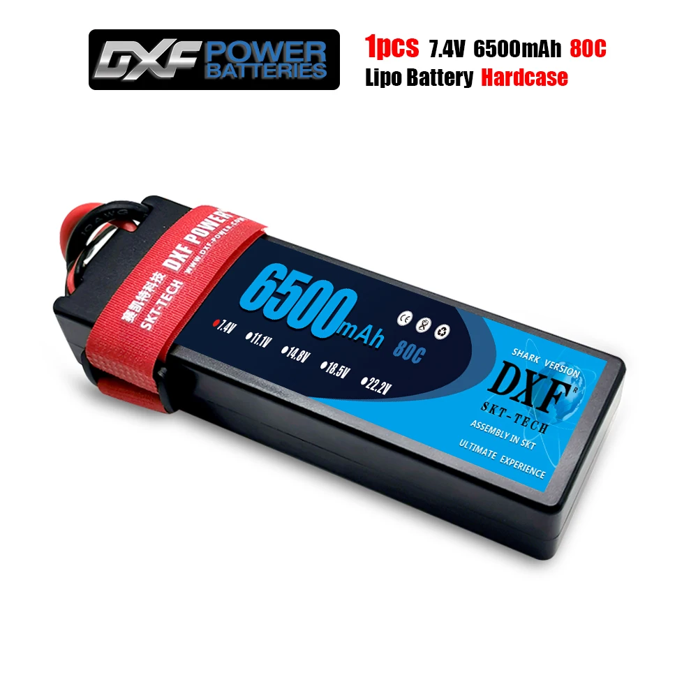 2 шт. DXF 2S 7,4 V 6500mAh 80C Max160C Lipo батареи RC части с Т-образным разъемом удобные для TRXX 1/10 автомобилей Дрон Вертолет Лодка FPV
2 шт. DXF 2S 7,4 V 6500mAh 80C Max160C Lipo батареи RC части с Т-образным разъемом удобные для TRXX 1/10 автомобилей Дрон Вертолет Лодка FPV