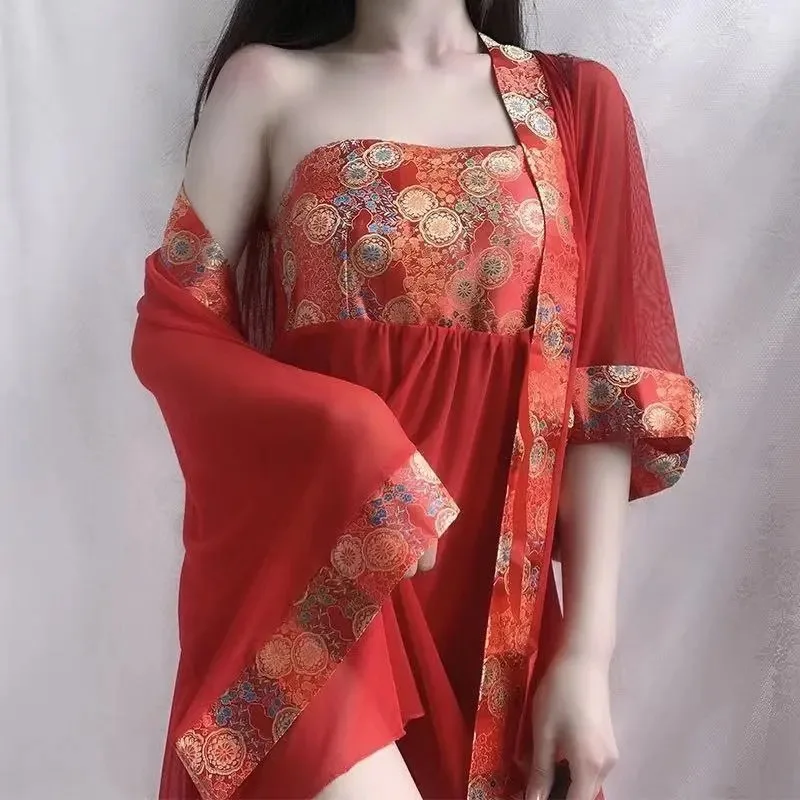 Sexy Lingerie Exotic Plus Size Lace Dress for Women Belly Retro Sling Pajama Sexy Costumes Exotic Female Dresses Summer 2021
Sexy Lingerie Exotic Plus Size Lace Dress for Women Belly Retro Sling Pajama Sexy Costumes Exotic Female Dresses Summer 2021