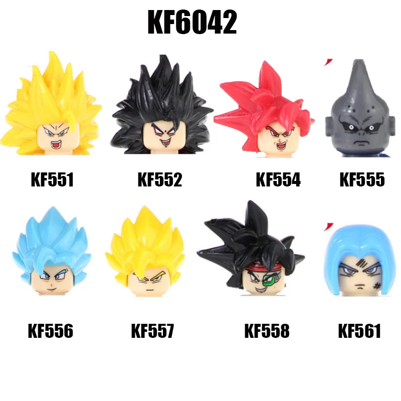 KF6042 Mini Figures Anime Cartoon Dargon Bricks Trunks Heads series Educational Buliding Block for Kids Gift
KF6042 Mini Figures Anime Cartoon Dargon Bricks Trunks Heads series Educational Buliding Block for Kids Gift