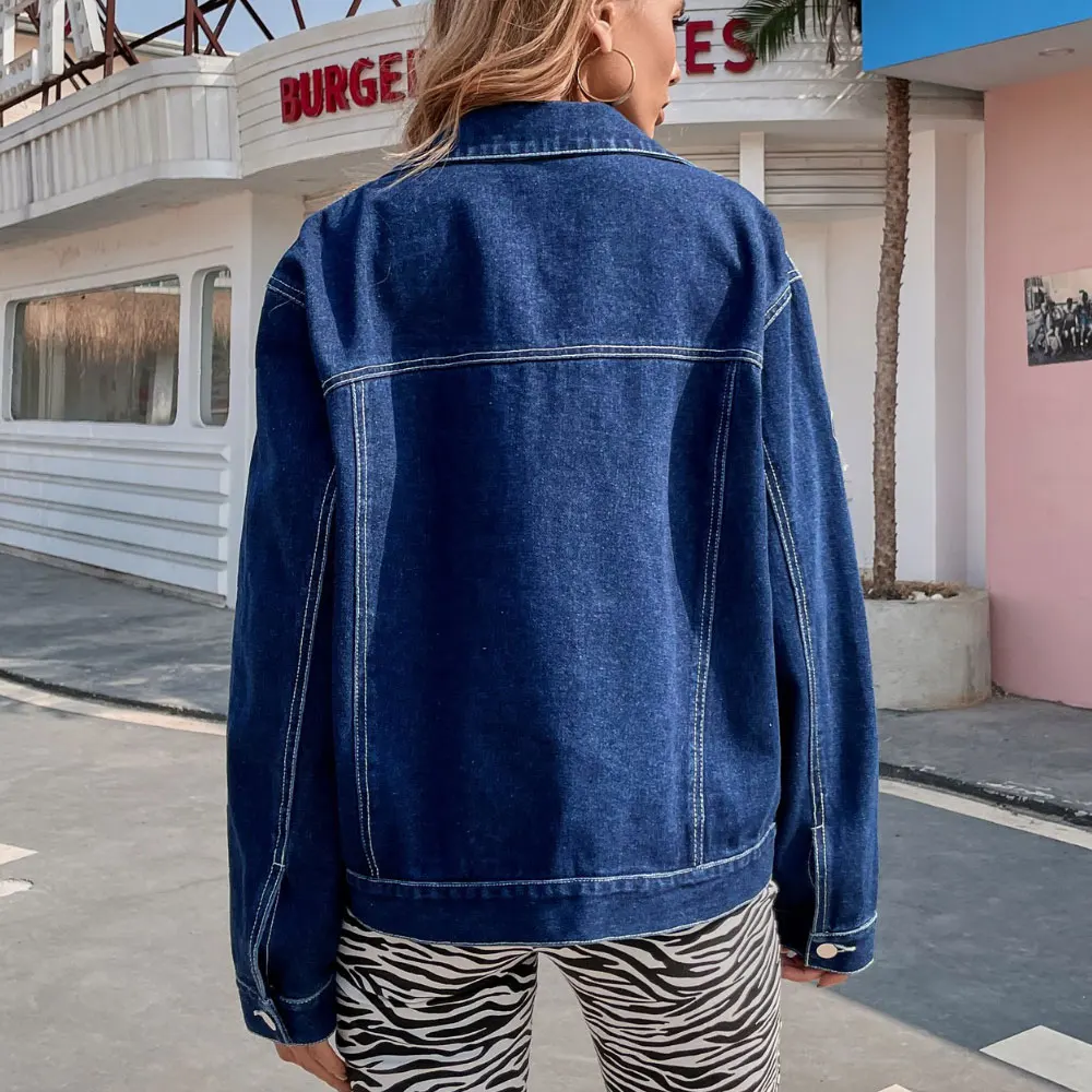 ZOTTSOZ Oversize Casual Jean Jackets Women 2021 Fashion Solid Color Denim Jacket Coat Harajuku Korean Streetwear Outwear Coat
ZOTTSOZ Oversize Casual Jean Jackets Women 2021 Fashion Solid Color Denim Jacket Coat Harajuku Korean Streetwear Outwear Coat