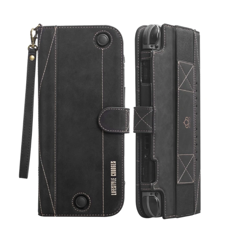 KX4A Portable Travel Bag Ultra Slim Felt Pouch with 5 Game Cartridges Holders Magnetic Clasp Closure Cover for Switch
KX4A Portable Travel Bag Ultra Slim Felt Pouch with 5 Game Cartridges Holders Magnetic Clasp Closure Cover for Switch