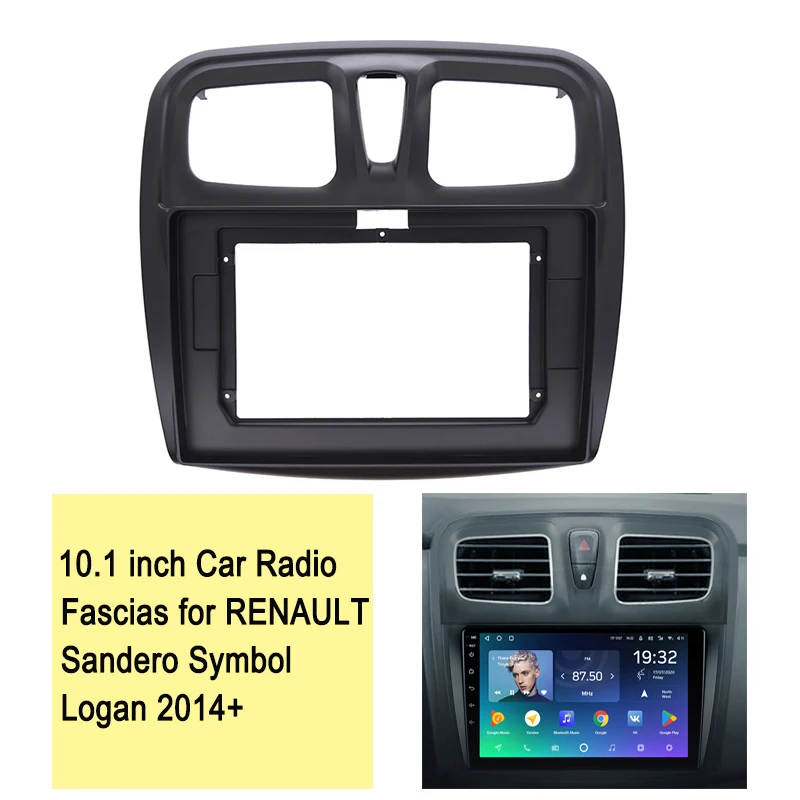 2 Din 10.1 Inch Car Radio Fascias for RENAULT Sandero Symbol Logan 2014+ Dashboard Frame Installation DVD Gps Mp5 Player
2 Din 10.1 Inch Car Radio Fascias for RENAULT Sandero Symbol Logan 2014+ Dashboard Frame Installation DVD Gps Mp5 Player