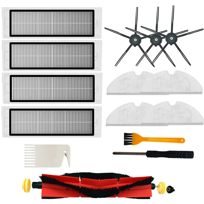 Mopping Cloths Main Brush HEPA Filter Side Brush for Xiaomi Roborock S6 S5 MAX S60 S65 S50 E25 Vacuum Parts Accessories
Mopping Cloths Main Brush HEPA Filter Side Brush for Xiaomi Roborock S6 S5 MAX S60 S65 S50 E25 Vacuum Parts Accessories