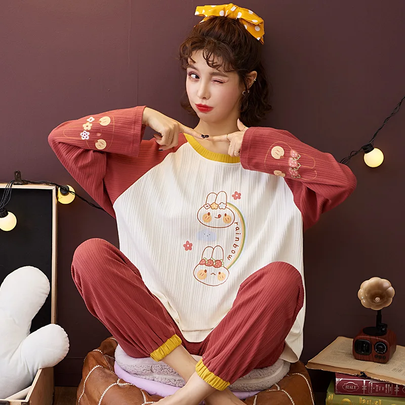 For Women Color Cartoon Homewear Large Size Pyjamas Autumn Women Pajamas Cotton Long Sleeves Sleepwear Yellow Print Pajamas Sets
For Women Color Cartoon Homewear Large Size Pyjamas Autumn Women Pajamas Cotton Long Sleeves Sleepwear Yellow Print Pajamas Sets