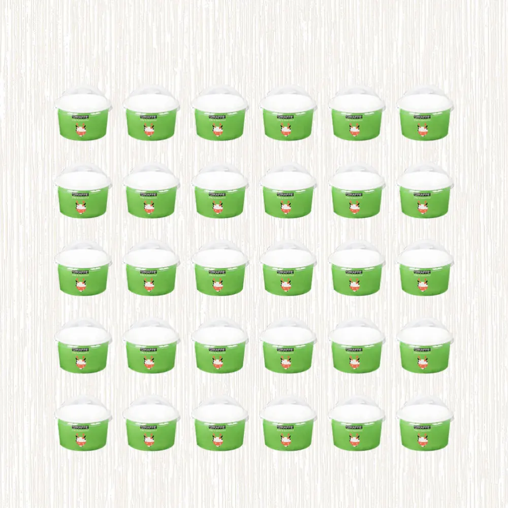 100pcs 85/200ml Disposable Ice Cream Paper Cup Cup with Half Cover Dessert Cake Cup Bowl (Blue)
100pcs 85/200ml Disposable Ice Cream Paper Cup Cup with Half Cover Dessert Cake Cup Bowl (Blue)