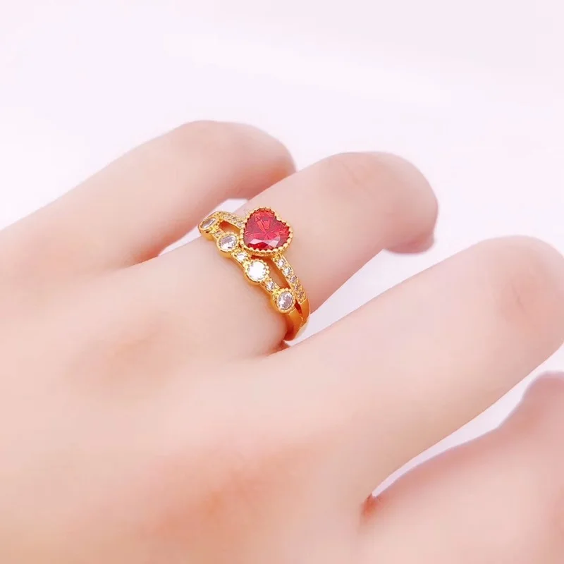 OMHXFC Jewelry Wholesale YM430 European Fashion Hot Fine Woman Girl Party Birthday Wedding Gift Heart AAA Zircon 24KT Gold Ring
OMHXFC Jewelry Wholesale YM430 European Fashion Hot Fine Woman Girl Party Birthday Wedding Gift Heart AAA Zircon 24KT Gold Ring