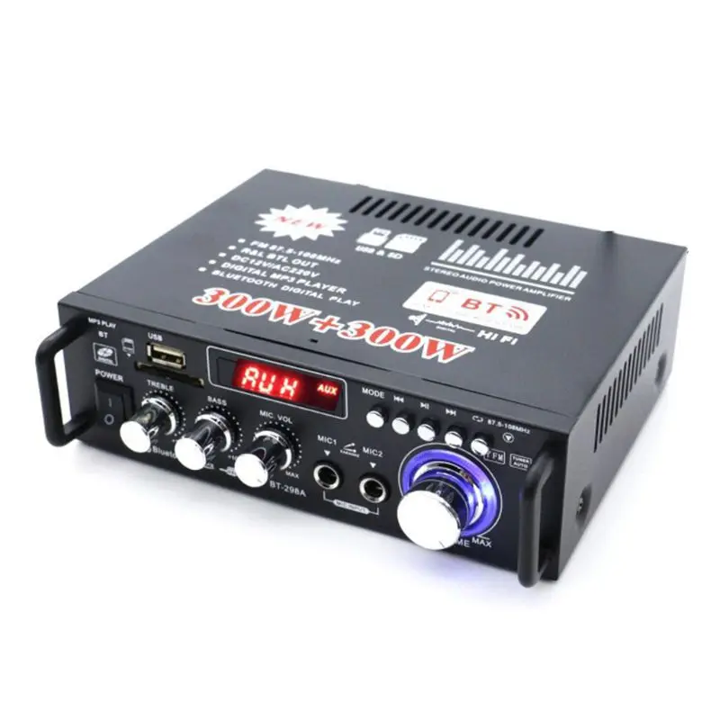 Цифровой автомобильный усилитель H4GC, HIFI усилитель мощности, Bluetooth стерео сабвуфер
Цифровой автомобильный усилитель H4GC, HIFI усилитель мощности, Bluetooth стерео сабвуфер