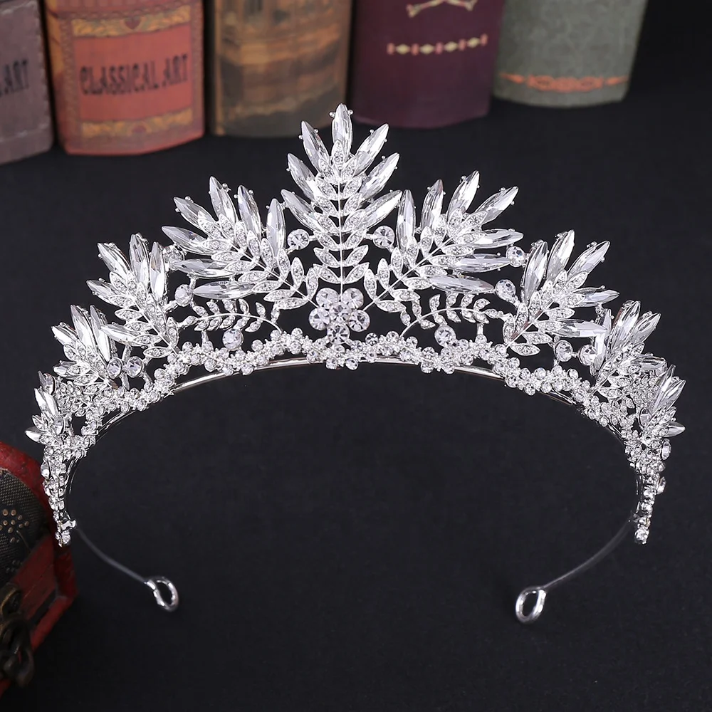 Popular Crystal Rhinestones Bridal Headpiece Wedding Queen Tiara Crown for women
Popular Crystal Rhinestones Bridal Headpiece Wedding Queen Tiara Crown for women