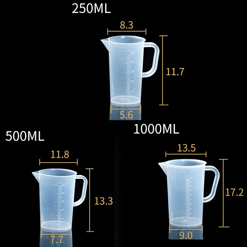 1 шт. 200/500/1000ml PP Пластик мерный стаканчик клей измерительный инструмент ювелирные весы смолы формы для изготовления ювелирных изделий инстр...
1 шт. 200/500/1000ml PP Пластик мерный стаканчик клей измерительный инструмент ювелирные весы смолы формы для изготовления ювелирных изделий инстр...