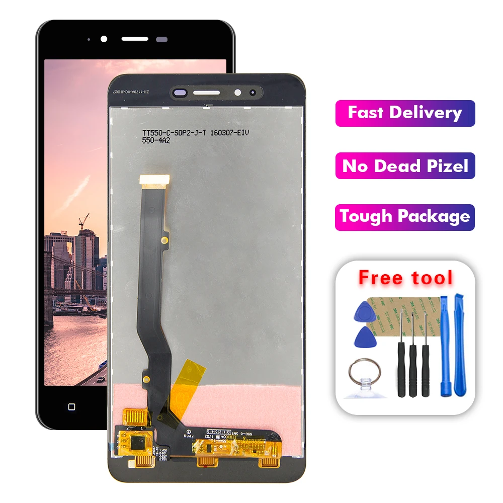 Для Blu Vivo XL 2 XL2 V0070UU V0070EE Полный ЖК дисплей сенсорный экран стекло дигитайзер