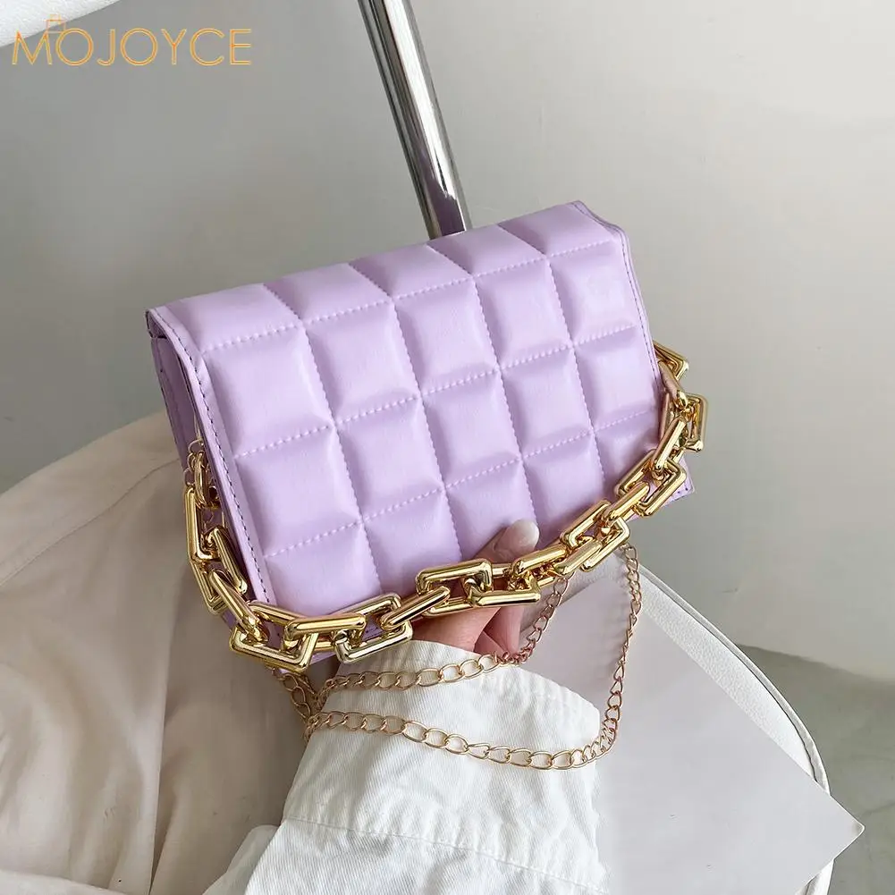 Fashion Women PU Messenger Bag Casual Thick Chain Checker Pattern Flap Handbag Girls Brief Flap Wome Casual Messenger Bags
Fashion Women PU Messenger Bag Casual Thick Chain Checker Pattern Flap Handbag Girls Brief Flap Wome Casual Messenger Bags