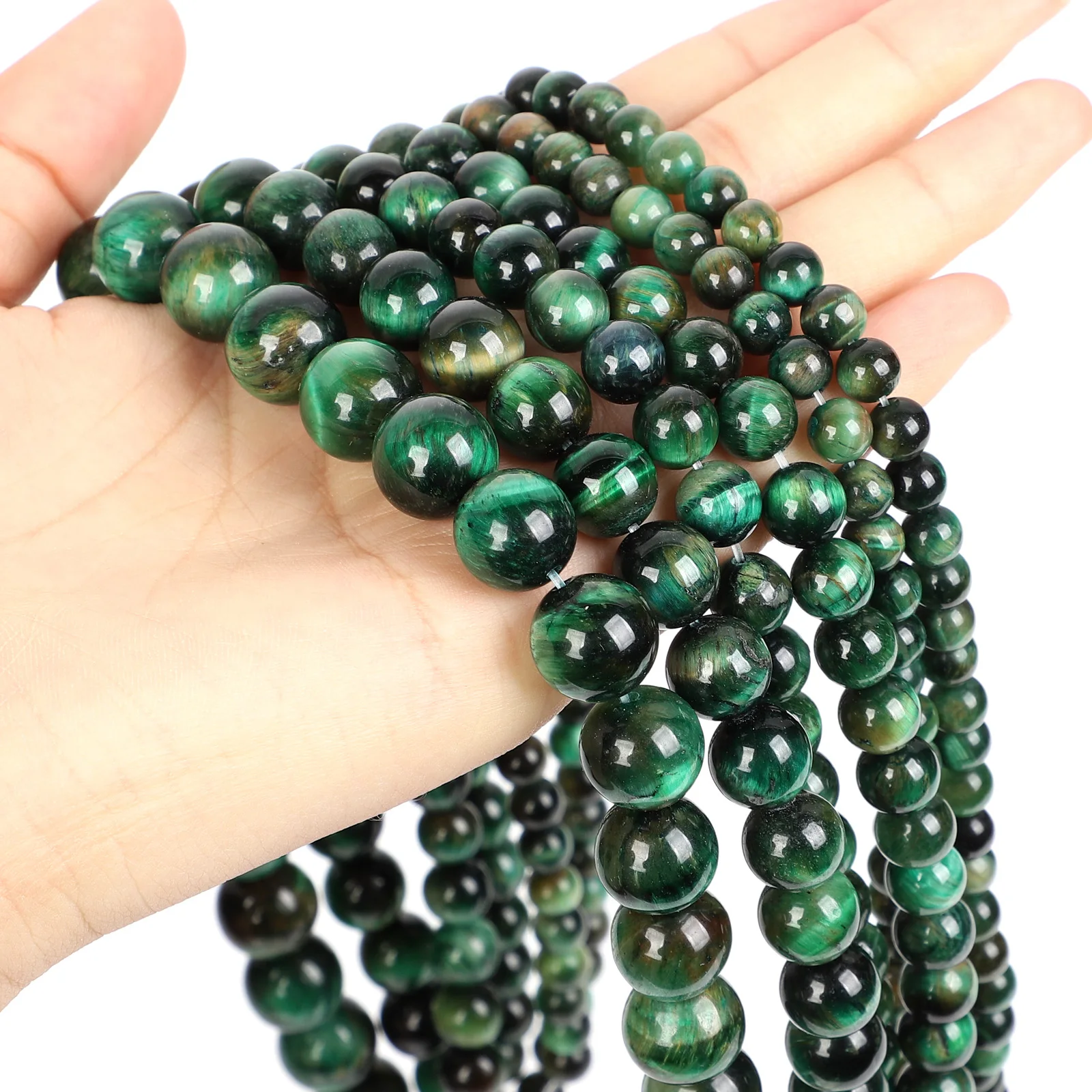 Green Tiger Eye Natural Stone Beads Round Loose Spacer Bead For Jewelry Making DIY Charm Bracelet Accessories Strand 6-12mm
Green Tiger Eye Natural Stone Beads Round Loose Spacer Bead For Jewelry Making DIY Charm Bracelet Accessories Strand 6-12mm
