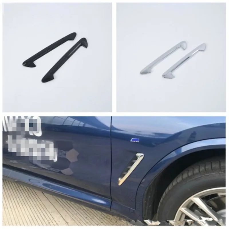 Fit For BMW X3 2018-2022 ABS Car Body Side Air Fender Frame Cover Trim Sticker Car Styling 
Fit For BMW X3 2018-2022 ABS Car Body Side Air Fender Frame Cover Trim Sticker Car Styling