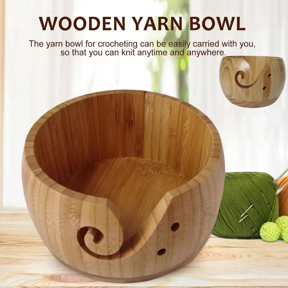 Wooden Yarn Bowl Large Yarn Bowl For Knitting And Crochet Handmade Round Yarn Knitting Crocheting Storage Organizer Holder For
Wooden Yarn Bowl Large Yarn Bowl For Knitting And Crochet Handmade Round Yarn Knitting Crocheting Storage Organizer Holder For