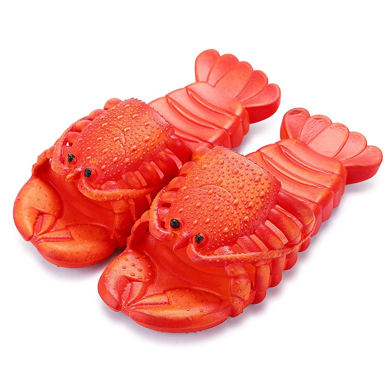 Lobster Slippers Creative Summer Cartoon Sandals And Slippers Fashion Funny Beach Shoes Parent-child Shoes Fish Slippers
Lobster Slippers Creative Summer Cartoon Sandals And Slippers Fashion Funny Beach Shoes Parent-child Shoes Fish Slippers