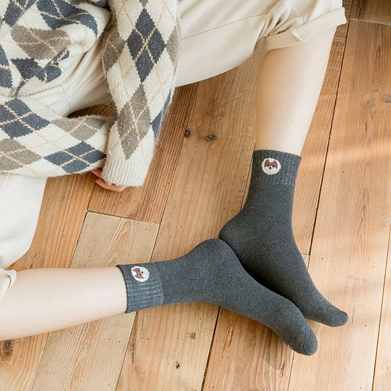 Socks Winter Thermal Women Thicken Warm Cotton Wool Snow Socks Sports Cold Resistance Dog Cartoon Cute Cashmere
Socks Winter Thermal Women Thicken Warm Cotton Wool Snow Socks Sports Cold Resistance Dog Cartoon Cute Cashmere