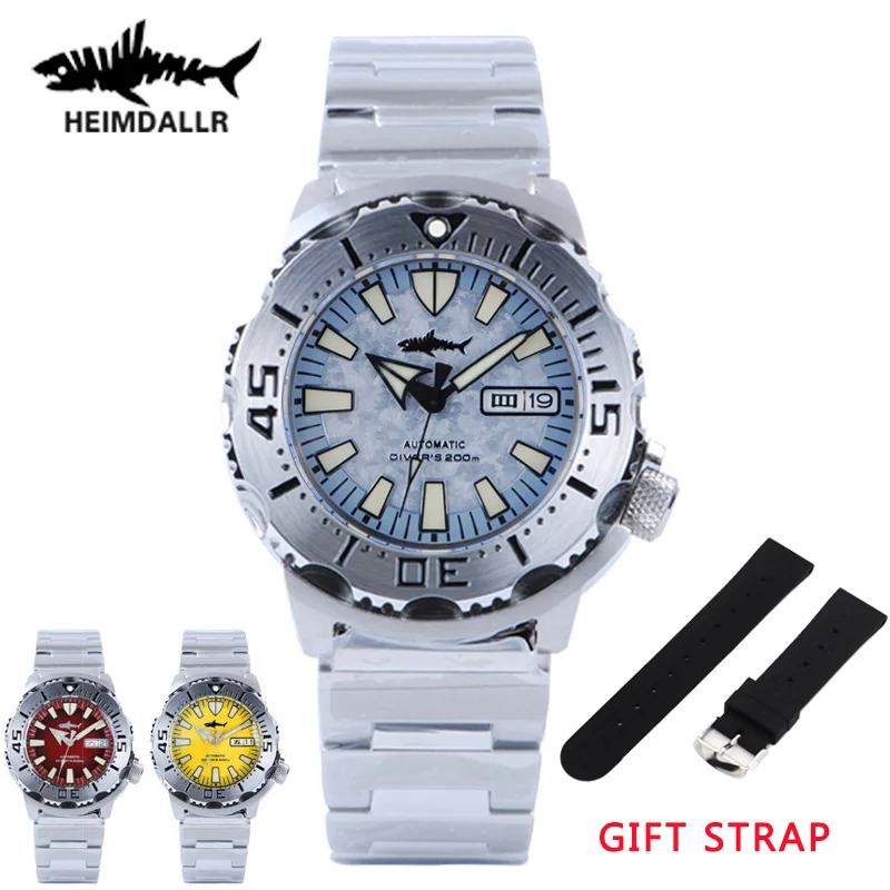 HEIMDALLR Monster Dive Watch Automatic Mechanical Watches 200M Dive Watch NH36A Sapphire C3 Luminous Diver Watch For Men
HEIMDALLR Monster Dive Watch Automatic Mechanical Watches 200M Dive Watch NH36A Sapphire C3 Luminous Diver Watch For Men