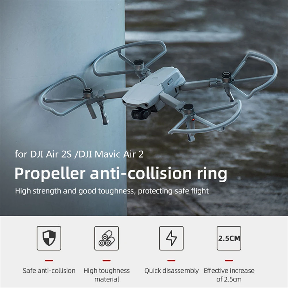 For DJI Air 2S /DJI Mavic Air 2 Propeller Guard with Heightening Landing Gears Drone Protective Cover Accessories
For DJI Air 2S /DJI Mavic Air 2 Propeller Guard with Heightening Landing Gears Drone Protective Cover Accessories