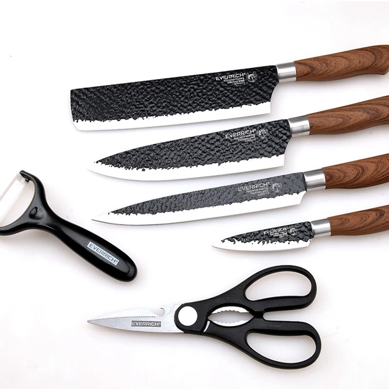 Stainless Steel Kitchen Knives Chef Slicer Paring Knife Set Tools Forged Kitchen Knife Scissors Ceramic Peeler
Stainless Steel Kitchen Knives Chef Slicer Paring Knife Set Tools Forged Kitchen Knife Scissors Ceramic Peeler