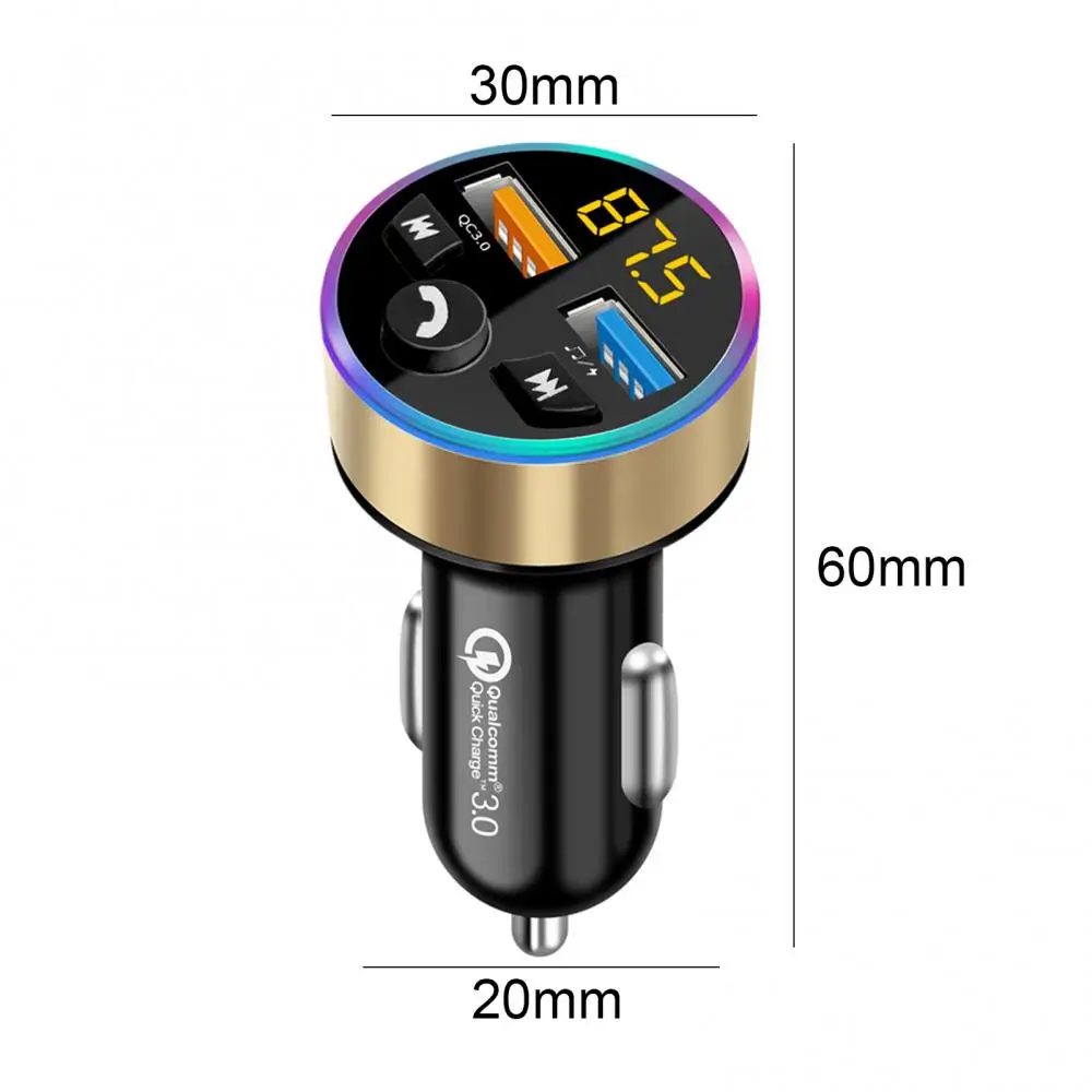 45% Hot Sales!!! Bluetooth 5.0 MP3 Player QC3.0+2.4A Fast Charging Car Charger FM Transmitter
45% Hot Sales!!! Bluetooth 5.0 MP3 Player QC3.0+2.4A Fast Charging Car Charger FM Transmitter