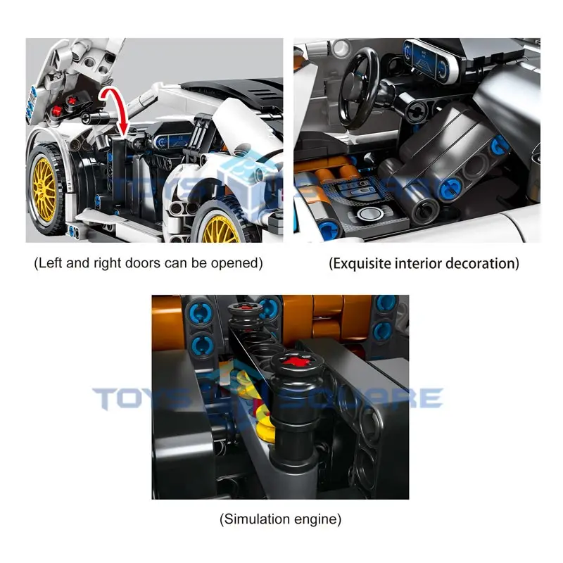 The 1:14 White I8 Famous Car Model Building Blocks With Super Racing Action Figures Bricks Set Gifts Educational Toys
The 1:14 White I8 Famous Car Model Building Blocks With Super Racing Action Figures Bricks Set Gifts Educational Toys