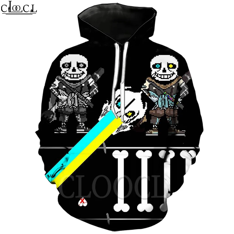 CLOOCL Harajuku толстовки для мужчин и женщин игры Undertale 3D принт толстовка хип хоп мода
